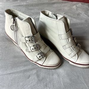 Ash wedge sneakers with buckle detail, size 39